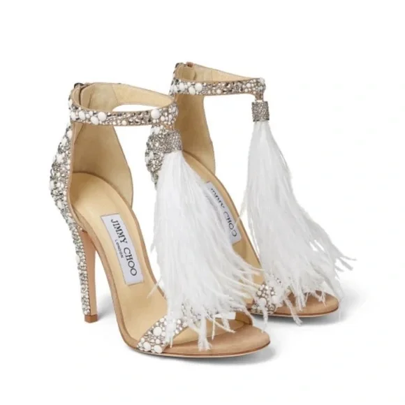 Jimmy Choo Viola 110 Crystal Heels - Picture 1 of 10